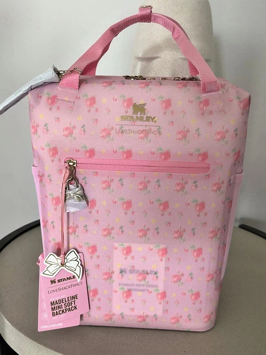 Stanley Handbags - Stanley Madeleine Mini Soft Backpack Floral Pink Mini Backpack NWT